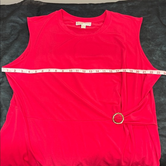 🔥NWOT Michael Kors Vibrant Red Muscle Tee🔥 - Picture 2 of 7